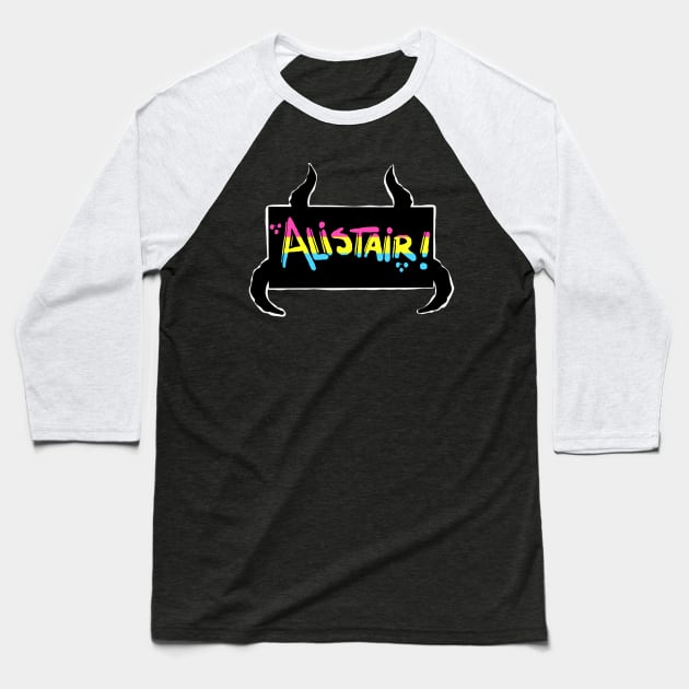 Alistair Pansexual Pride Baseball T-Shirt by DivineandConquer